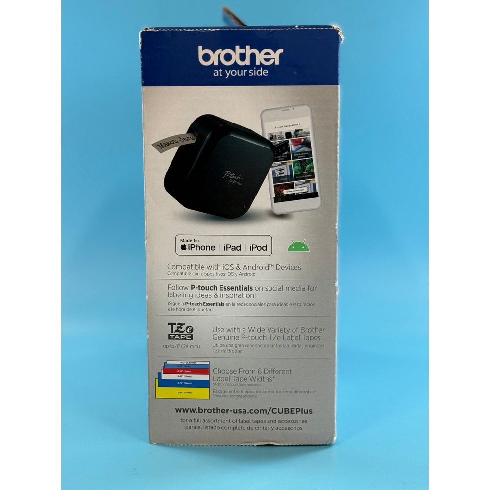 Brother P-Touch CUBE Plus PT-P710BT Bluetooth Label Maker New - Picture 3 of 6